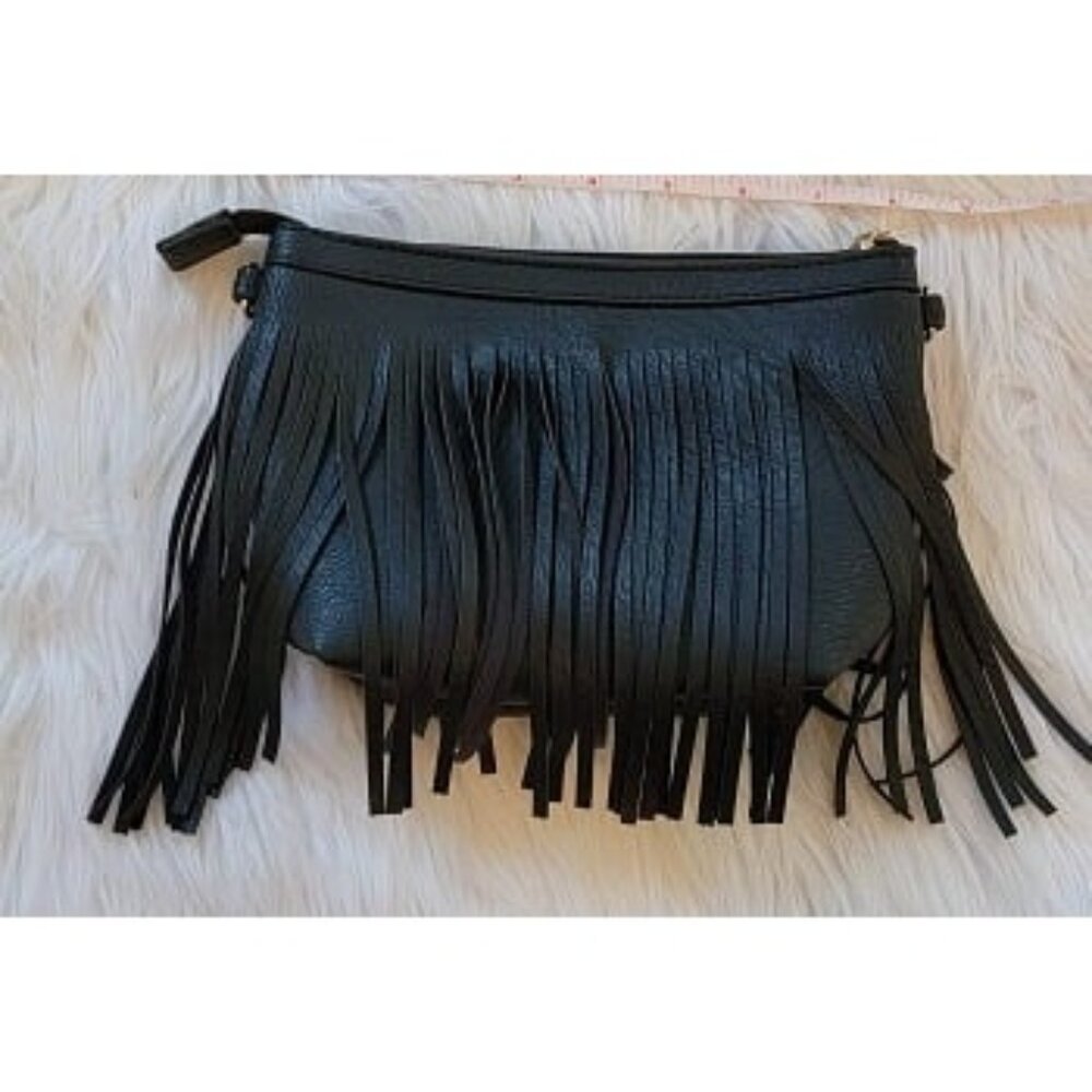 New Small Fringe Crossbody Bag with Wrist Strap